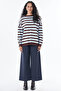 Off-Shoulder Knitwear Tunic Blue - 3