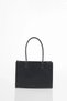 Zipper Detailed Shoulder Bag Black - 3