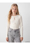Rmz Gi̇yi̇m Farkiyla Zero Roba Collar Bow Detailed Girls' T-Shirt - 2