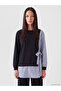 Two Mt Shop Quality Navy Blue Interlock Striped Standard & Regular Women's Sweatshirt Tunic