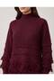 Tassel Detailed Modern Textured Knitwear Sweater - 2