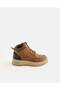 Boys Brown Apron Casual Boots