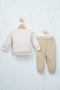 Baby into the Wild Printed Cute Giraffe Two-Piece Set - 7