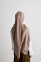 Leaf Pattern Silky Jacquard Shawl - 2