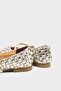Carry Hand Knitted Pointed Toe Buckle Ballerinas - 5
