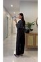 Vinda Black High Waist Balloon Cut Pants - 3