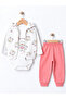 Baby Girl Set with Hooded Vest - 2