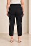 Lyocel-Enhanced Lizal Large Size Woven Trousers Black - 3