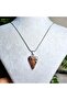 Raw Copper Natural Ore Necklace - 2 - Stainless Steel Chain - (Only Hand Made) - 6