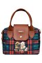 Women's Vegan Multi-Color Medium Handbag - Teddy Bear Design