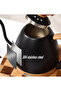 Electric kettle,kettle,Electric Gooseneck Thermostatic Kettle Adjustable Digital Temperature Control,Anti-Dry Boil Protection,800ml Black - 7
