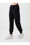 Black High Waist Skinny Leg Jogger Pants with Pockets - 4