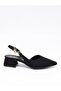 Peri 3655 Black Satin Women's Sandals - 5