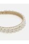 Women Ivory Pearl Embellished Headband - 3