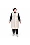 Women's Plus Size Stone Embroidered Quilted Vest