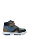 Zunk.P Navy Blue Boys' High Sneaker