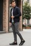 Dma08-610 Black Orthopedic Daily Slip on Men's Leather Shoes - 5