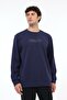 Sweatshirt Men's Navy Blue ml Ethan 16Itl1403