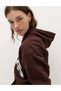 Grafik Baskılı Kapüşonlu Sweatshirt - 2