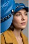 Chain Detailed Black Leather Cap Hat Women's Winter Newsboy Hat Faux Leather Stylish Cap Model - 6