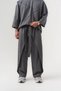 Edge Belted Waist and Adjustable Leg Detail Pants