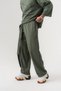 Edge Belted Waist and Adjustable Leg Detail Pants - 3