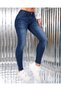 Women's High Waist Skinny Fit Jeans with Pocket Detail