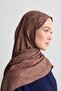 Crystal Pattern Silky Jacquard Shawl - 2