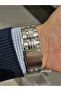 Black Dial with Calendar Steel Bracelet 10 Atm Waterproof Men Wristwatch - 3
