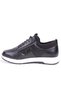 Dma08-1061 Black Orthopedic Daily Slip on Men's Leather Shoes - 4