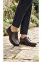 293 Brown Genuine Leather Orthopedic Laceless Slip-On Comfort Shoes - 2