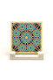 Islamic Geometric Pattern (El Hamra Palace, Morocco) Printed Natural Stone Tabletop - 2