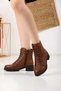 New Season Zippered Lace-Up Stylish Trendy Women's Boots 580