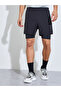 Men Black 2in1 Running Shorts - 3