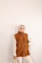 Women's Zero Sleeve Zippered Teddy Vest