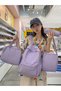 4-Piece Solid Backpack Set