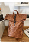 Brown RollTop Backpack - 3