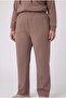 Double Cotton Plus Size Tracksuit Set Mink - 3
