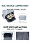 Grey Backpack with Shoe Compartment - 3