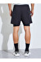 Men Black 2in1 Running Shorts - 5