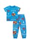 . Warner Bros. Superman Kids Pyjama Set | Official Superman Short Sleeve T-Shirt & Pajama Pants Set | Comfortable Cotton Sleepwear for Boys | Superhero Nightwear & Loungewear Set for Men