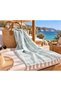 Striped 100% Cotton 100 X 180 cm Peshtemal Beach Bath Towel - 4