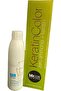 HAIR DYE WITH KERATIN AND NO AMMONIA FOR LONG LASTING COLOR 5/0 100 ML WITH Cream Developer 3Deluxe 20 VOL 100 ML - 2