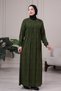 Büzgü Robadan Front Buttoned Viscose Fabric Tessiture Clothing Mother's Dress Prayer Dress - 6