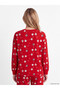 Esvab • Modern & Distinctive New Year's Themed Women's Pajama Set - 5