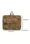 Leopard Pattern Canvas Backpack - 4
