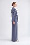 Beaded vest three-piece set indigo - 3