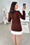 Button Detail Knitwear Dress 7K096 - 4