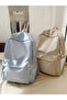 Khaki Plain Backpack - 2