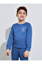 Boys Blue Graphic Print Regular Fit T-Shirt and Pants Pyjama Set - 3